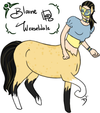 Blaine - Cartoon (366x412)