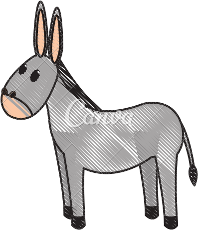 Mule Clipart Cute - Vector Graphics (550x550)