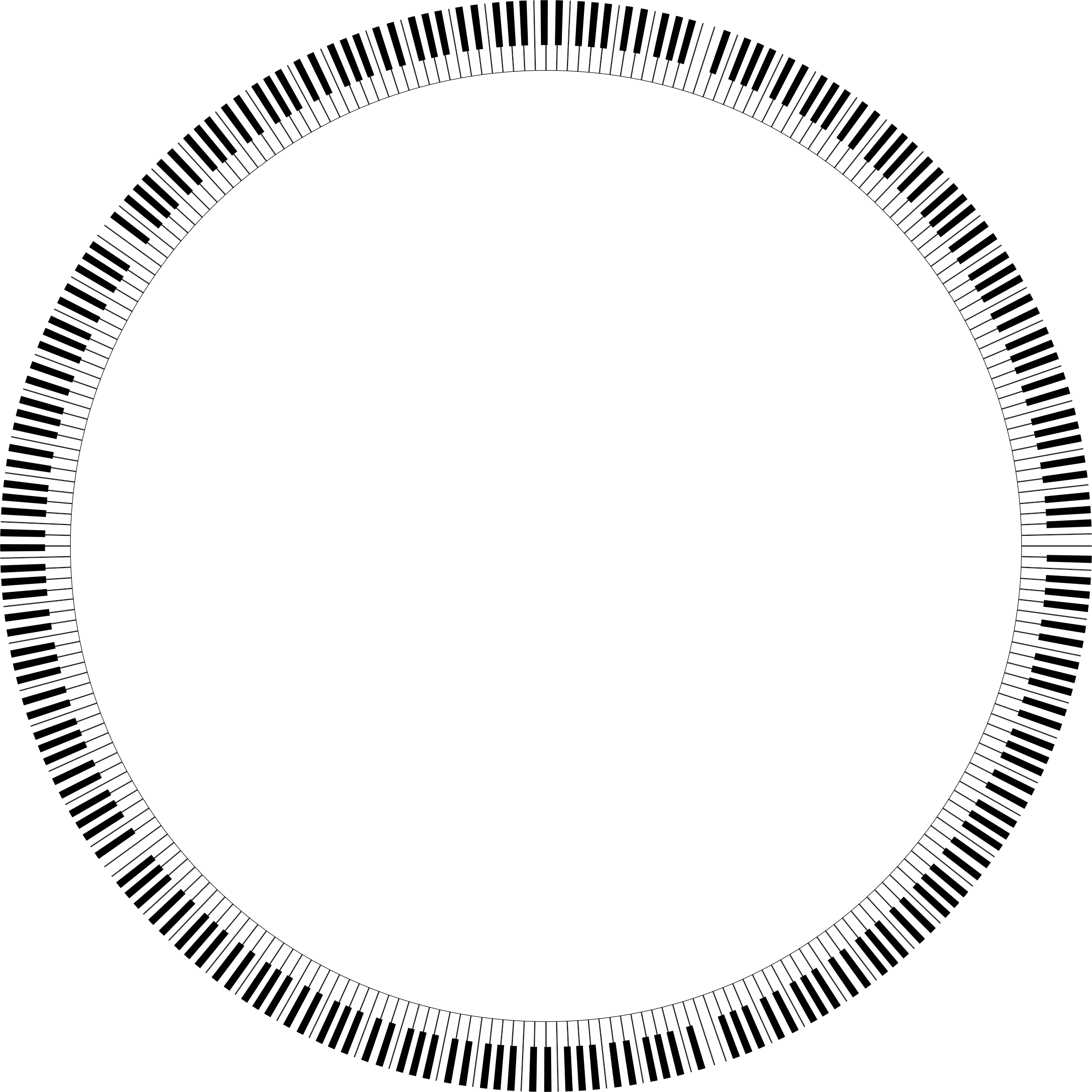 Keys Circle - Zipper Circle (2334x2334)