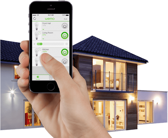 Smart Home Lighting Control Systems - Belkin Wemo (f7c033) Led Light Bulb Control Your Lights (565x512)