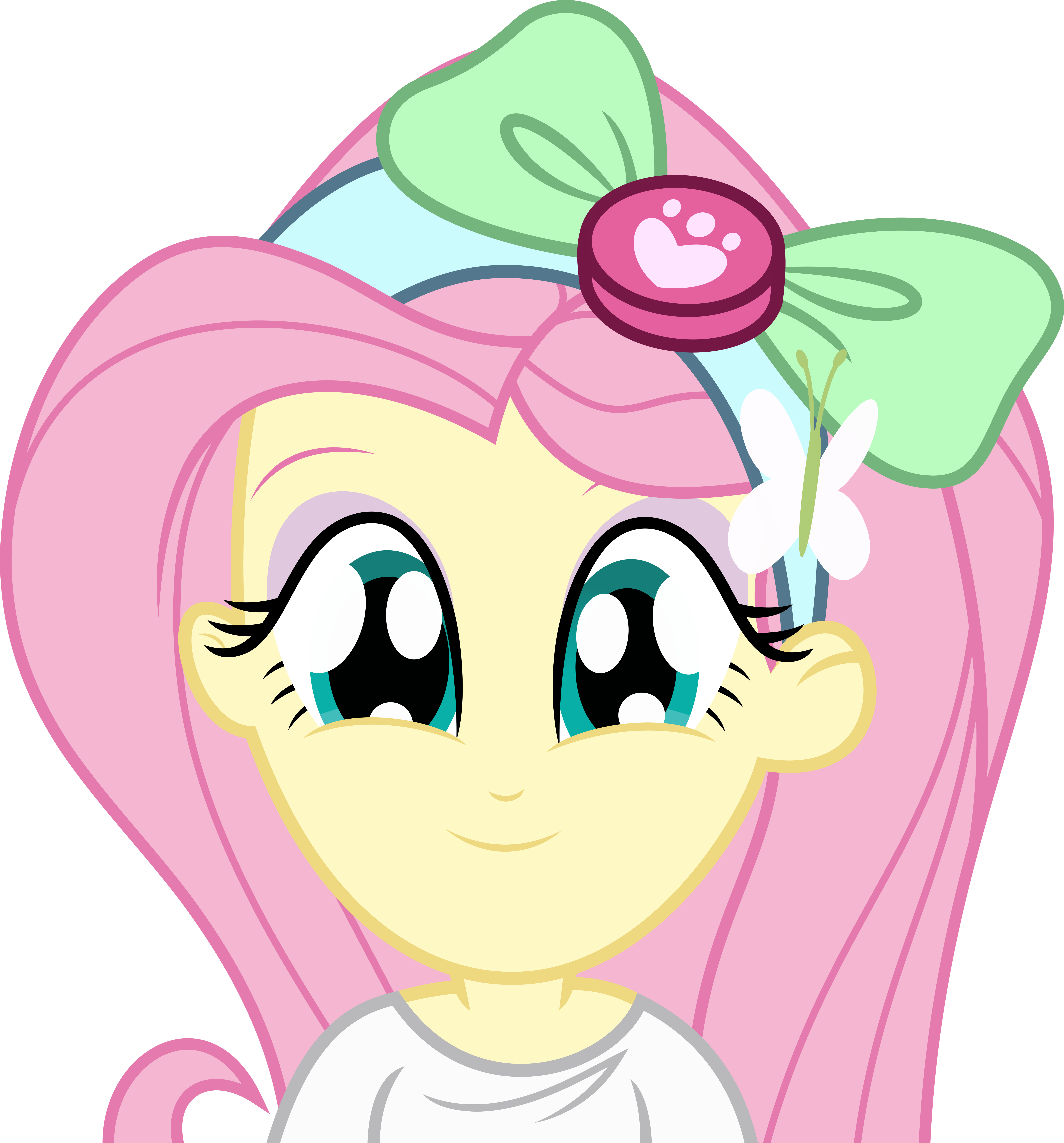 Mlp Eqg Fluttershy Vector - Mlp Eqg Fluttershy Vector (7000x7522)