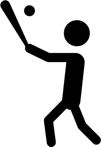 Baseball Player Clipart Icon - Baseball (626x626)