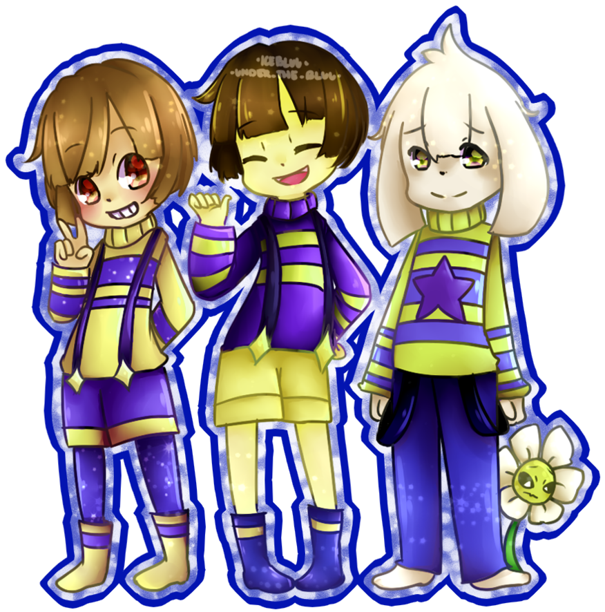 Outertale By Icebluu - Cartoon (894x894)