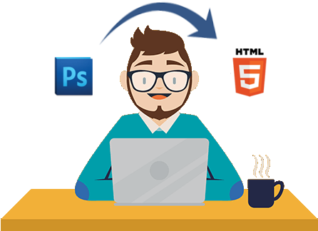 Best Psd To Html Website Design - Web Technologies For Students (445x330)