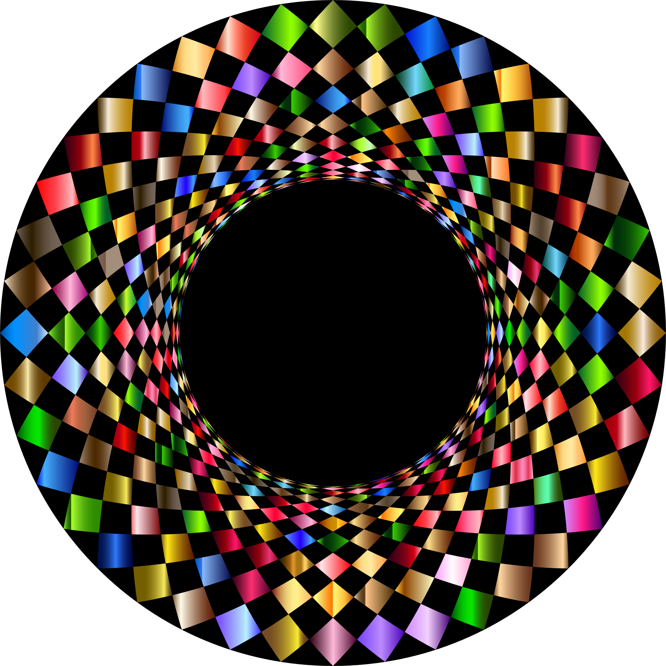 Checkered Frame 2 4 - Plate (2286x2286)