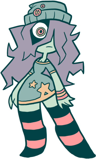 Zombie Gal - Illustration (500x750)