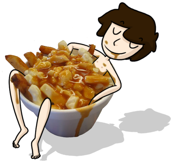 Poutine Pool Redone By Oneeyedme - Poutine Cartoon (554x527)