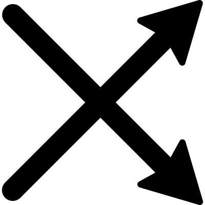 Cross Arrows Vector - Car (400x400)