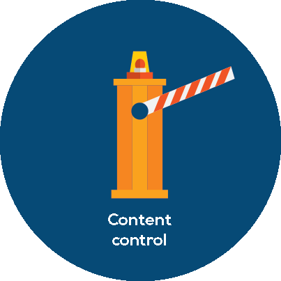 Content Control Circle - Mobile Phone (403x403)