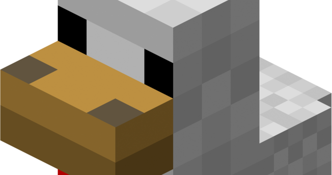 Minecraft Chicken Png (652x343)