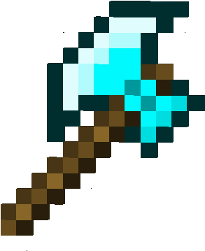 Minecraft Clipart Minecraft Axe - Minecraft Axe (359x361)