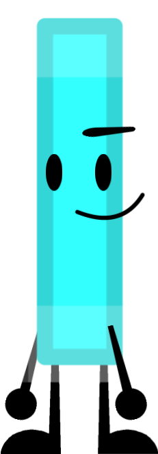 Cyan Popsicle - Smiley (243x669)