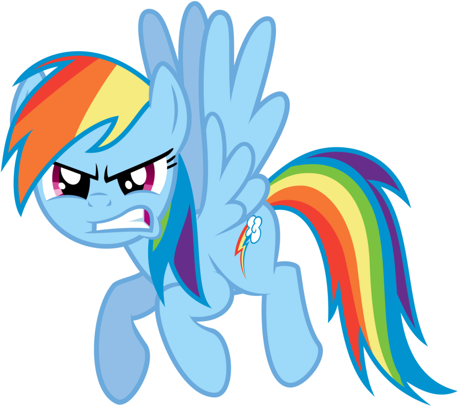Mlp Rainbow Dash Vector Download - Draw A Rainbow Dash (949x842)