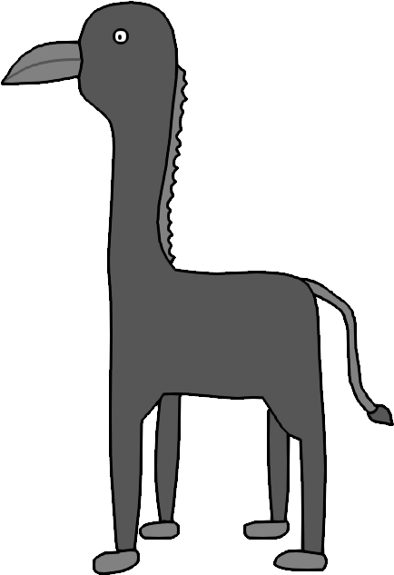 Crow Giraffe / - Giraffe (461x664)