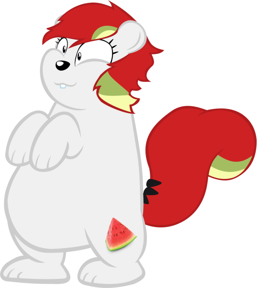Melon Squirrel Tf 3 By Megarainbowdash2000 - Squirrel (844x947)