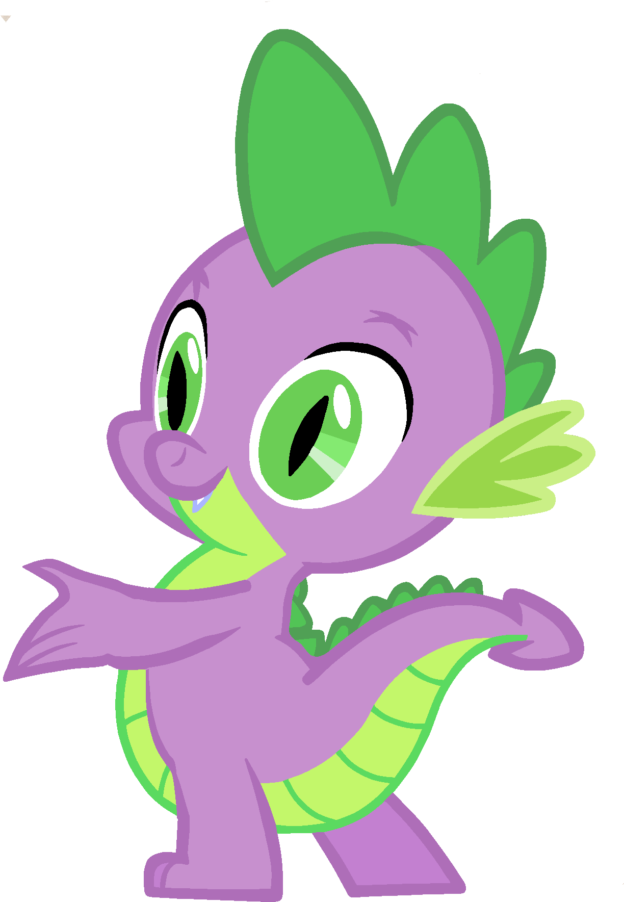 Spike - Spike The Dragon From Mlp (1824x2510)