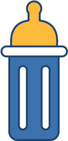 Feeding Bottle Isolated - Graphic Design (550x550)