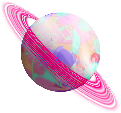 Pastel Planet Transparent (500x476)