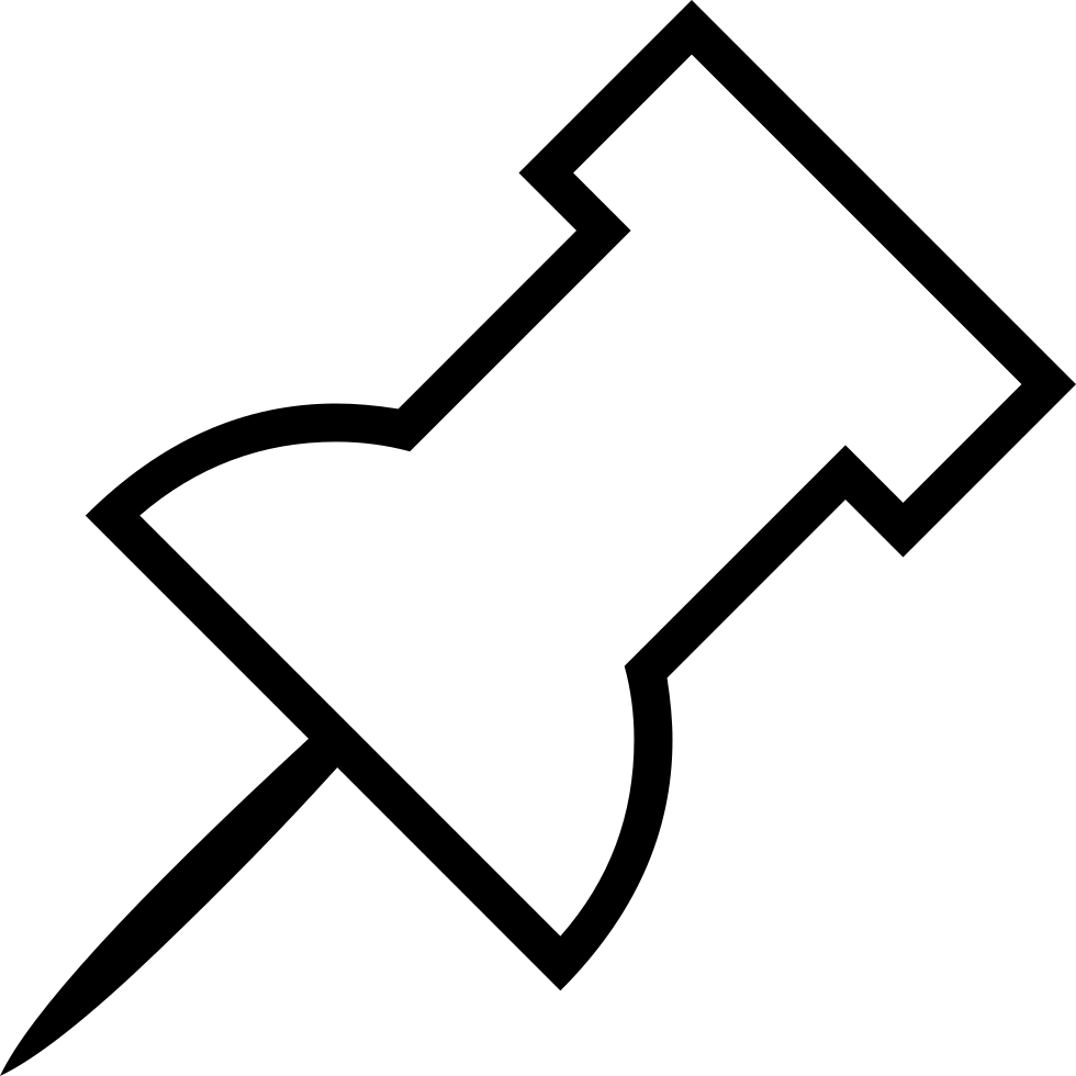 Push Pin Comments - Pin Icon (980x980)