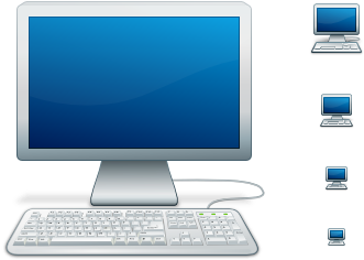 Computer - Linux Computer Icon Png (400x300)