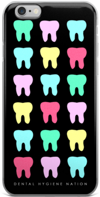 Toothy Black Iphone Case - スクエア ブルーナチケットホルダー A17bthp (480x480)