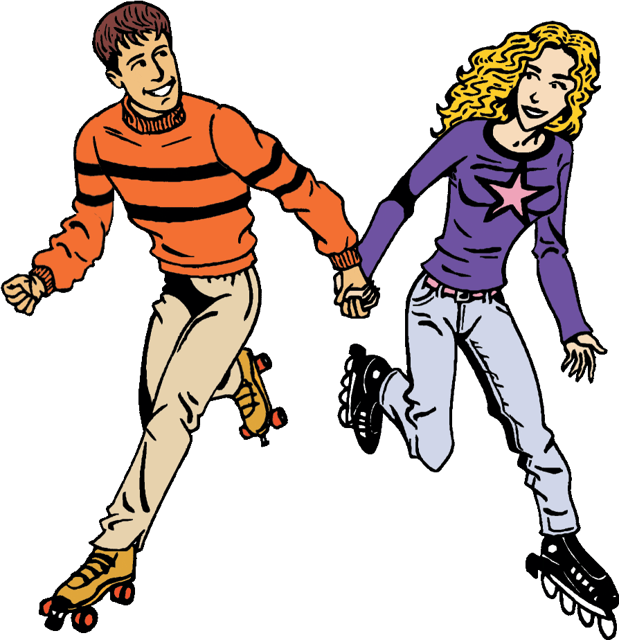 Roller Skating Animated Gif (1080x977)