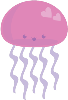 Jellyfish Png - Drawing (674x518)