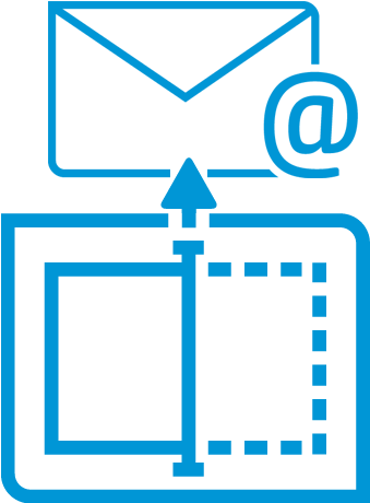 Scan Documents To Email Directly From The Printer Control - Scan Documents To Email Directly From The Printer Control (346x459)