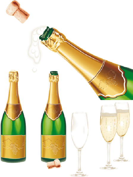 Champagne Free Vector (600x600)
