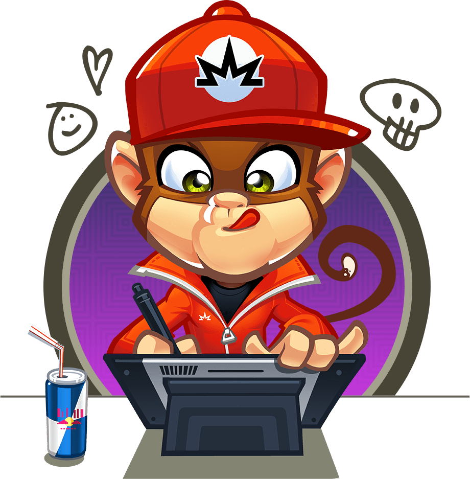 Learn Like A Monkey - Drawing (920x937)