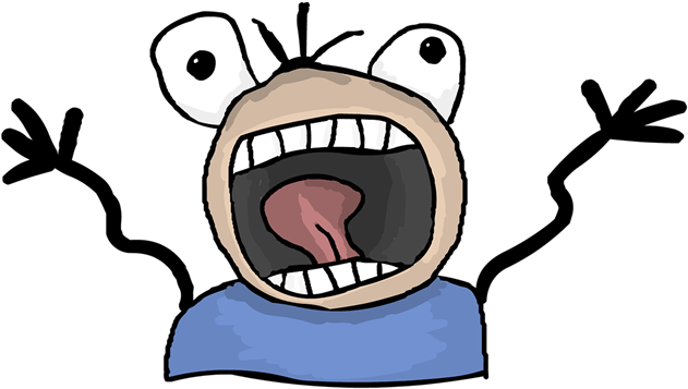 When Every Minute Counts - Panic Attack Cartoon (640x440)
