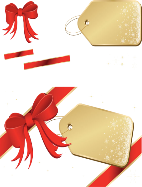 Share This Image - Christmas Gift Tag Vector (456x600)
