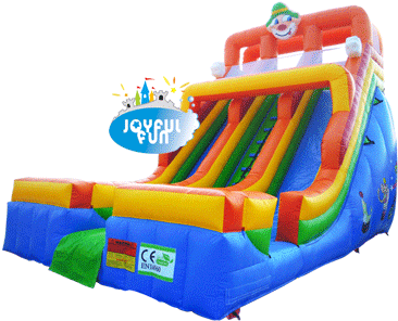 Clown Circus Inflatable Slide - Circus (400x300)