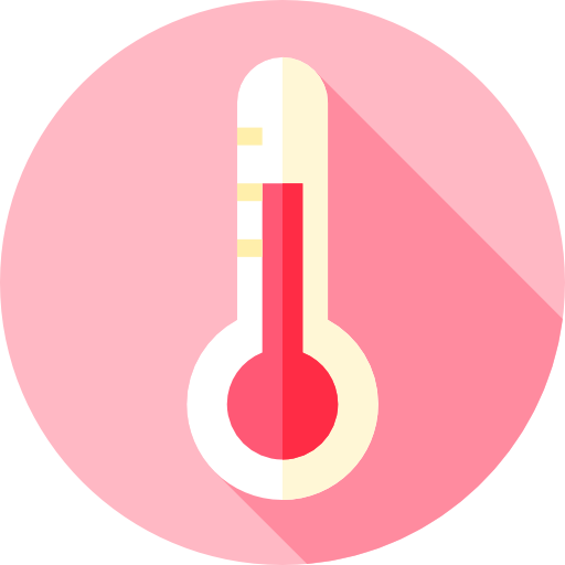 Thermometer Free Icon - Circle (512x512)