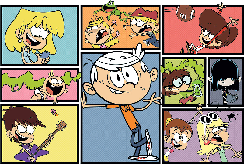 Loud Siblings Comic Panels - Loud House (1440x810)