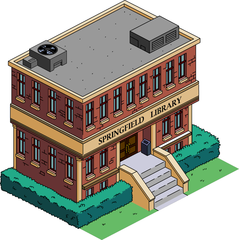 Springfield Library - Illustration (769x773)