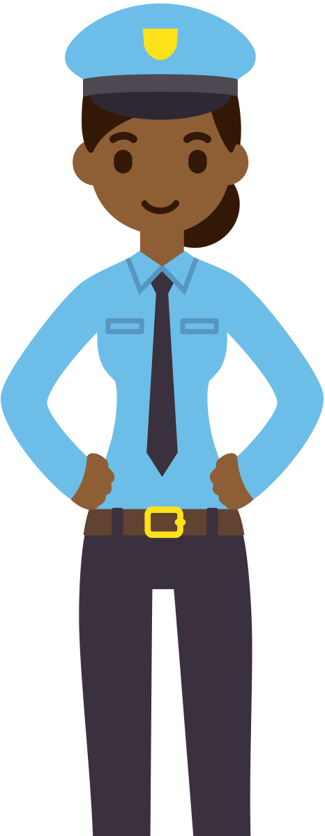 Police - Cartoon (466x1198)