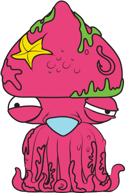 Squished Squid - Portable Network Graphics (400x400)