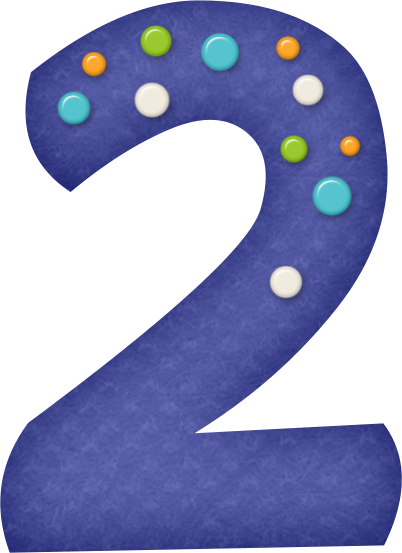 2 - Numeros 2 Para Imprimir A Color (402x553)