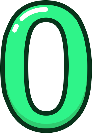 Zero Number Transparent Image - Number Zero (512x512)