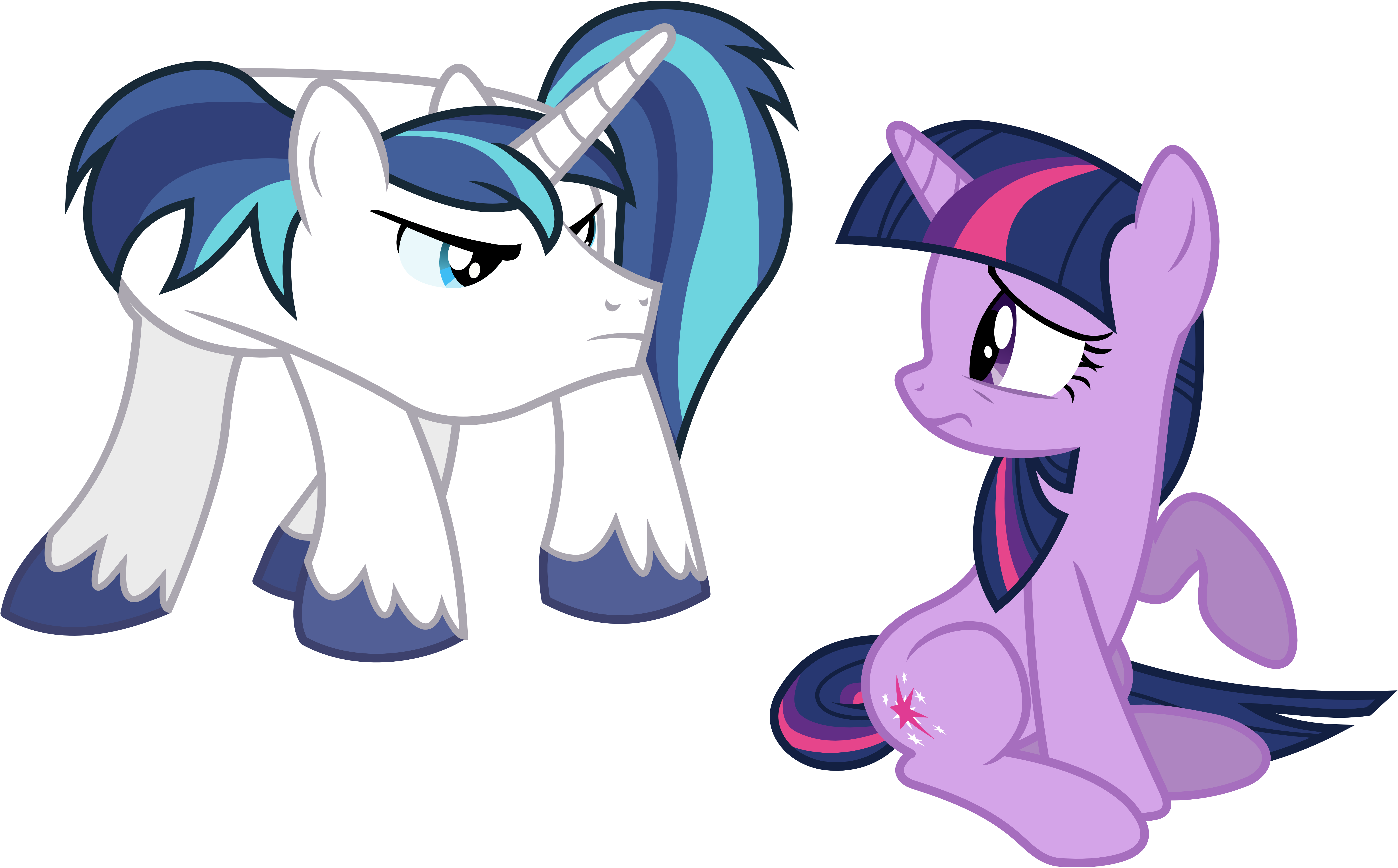 Mlp Shining Armor And Twilight (6310x3920)