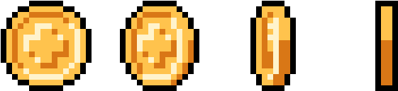 22-color - Coin Pixel Art (700x250)