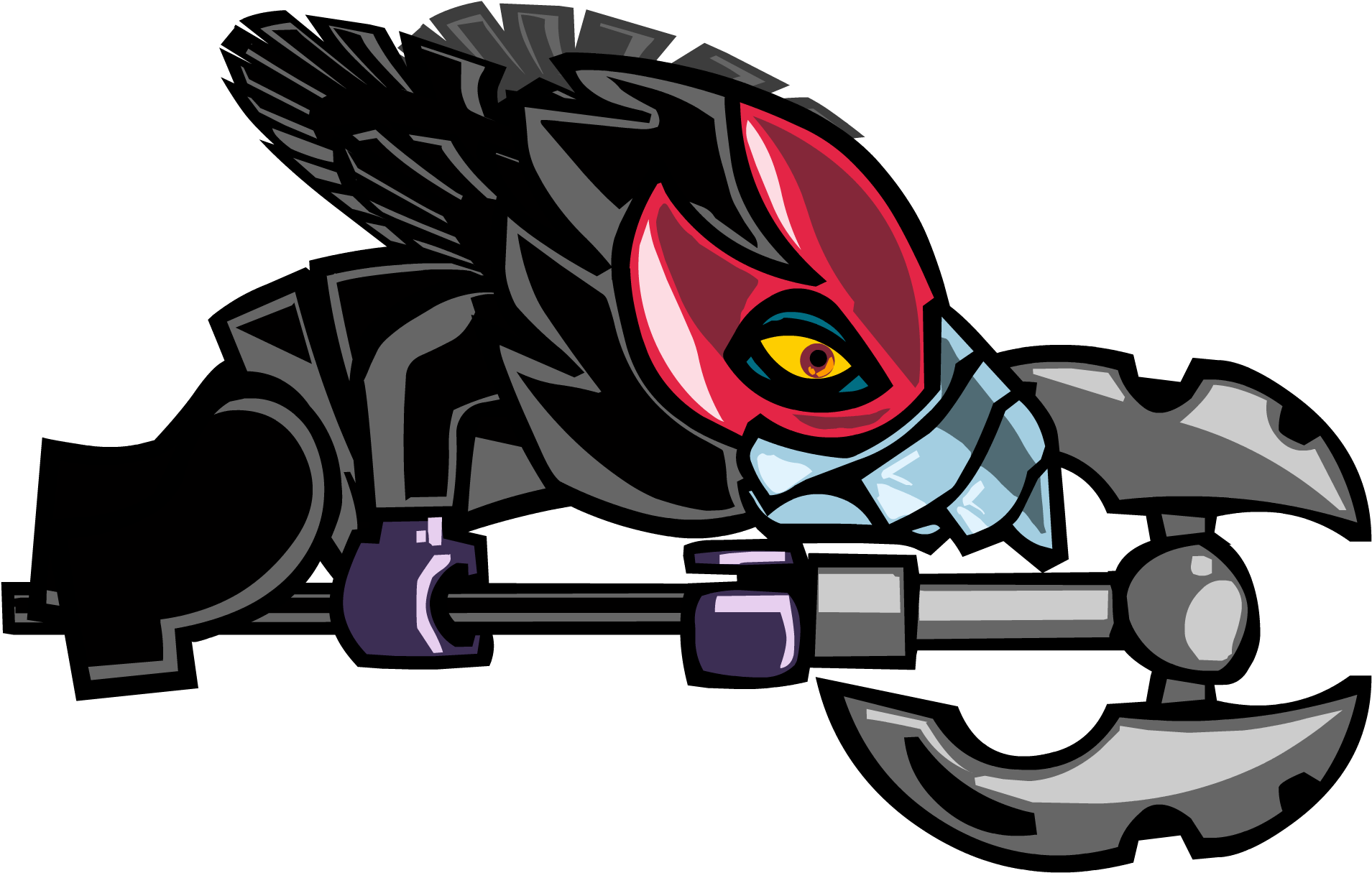 Raven Laval Unleashed - Illustration (2000x2000)