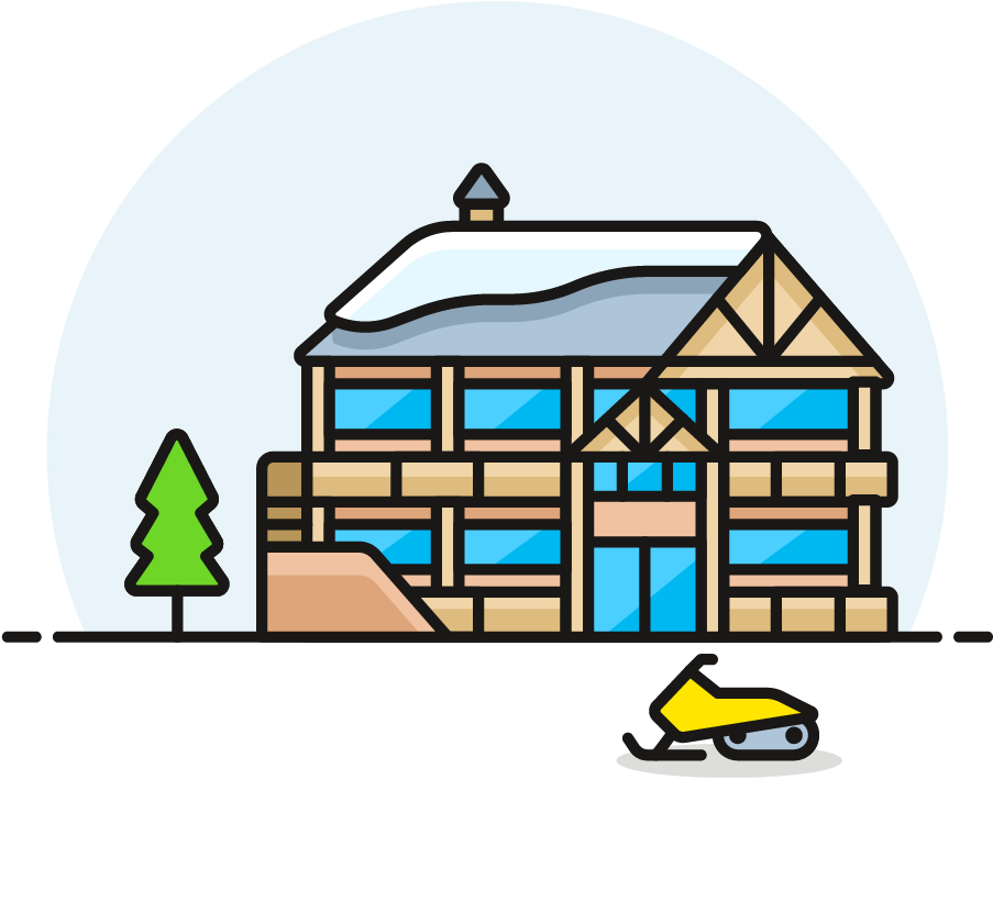 09 Ski House - Cartoon (1025x1148)