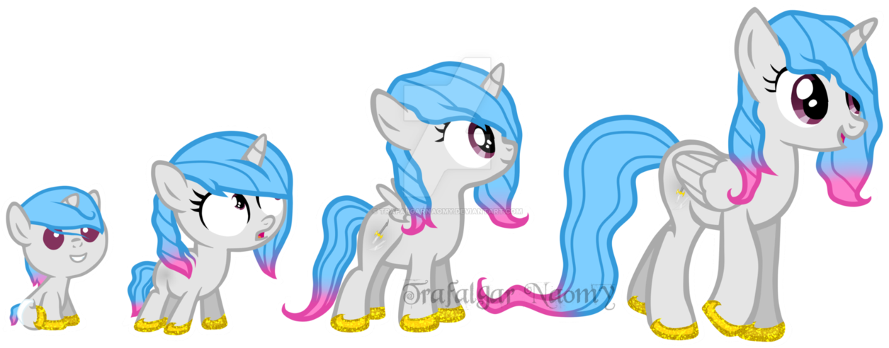 Mlp Age Chart - Drawing (1261x634)
