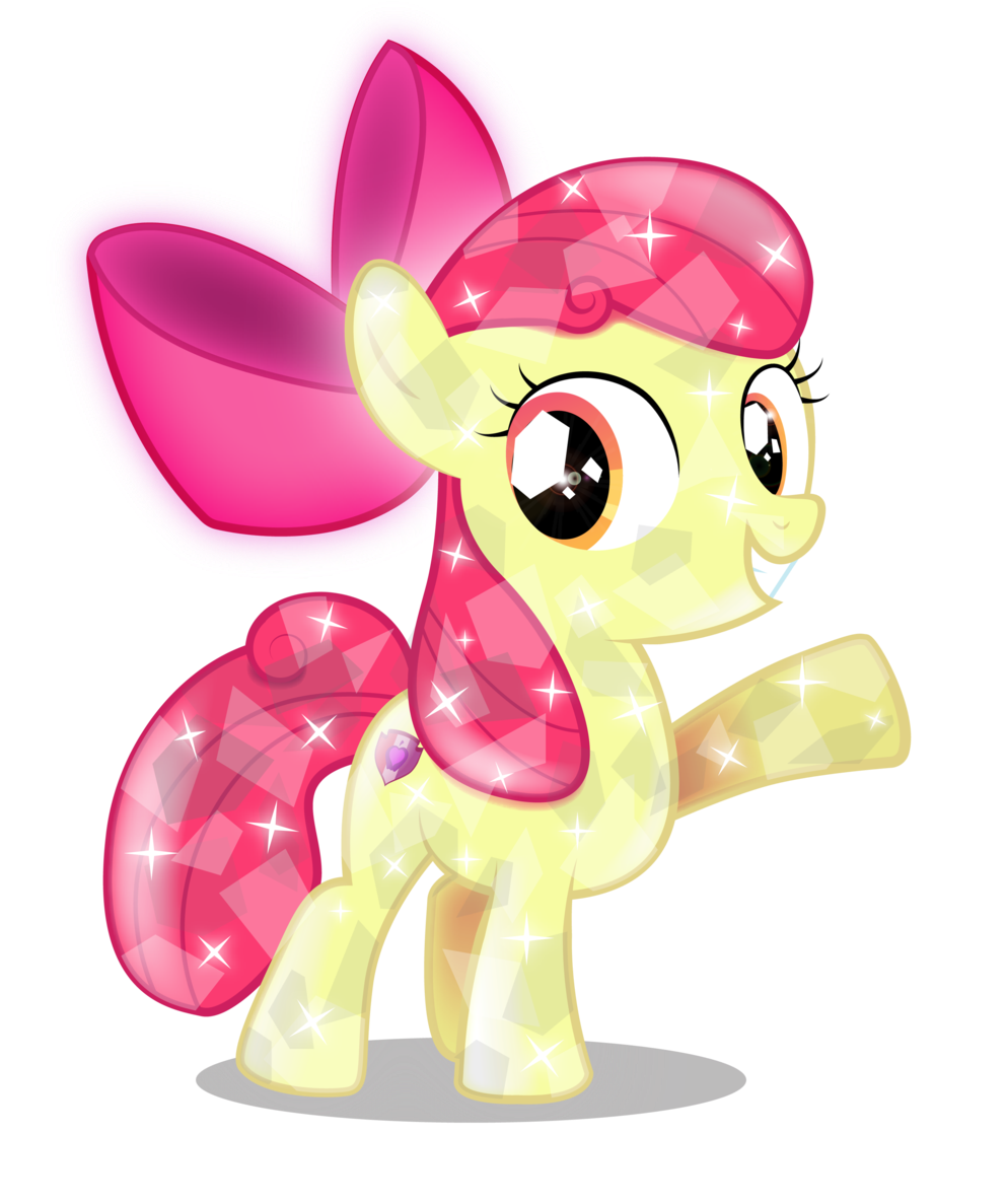 Crystal Apple Bloom - Horse (1024x1212)