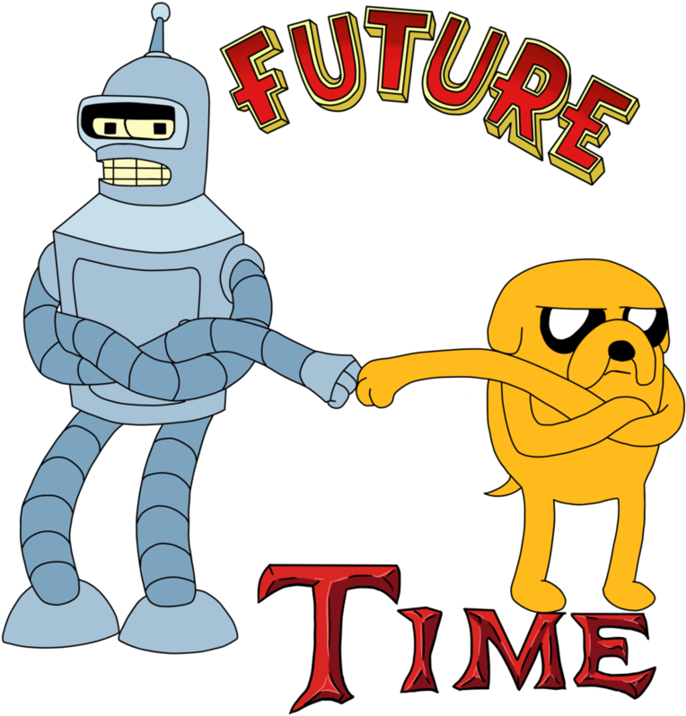 Future Time Colored By Kingvego - Cartoon (874x913)