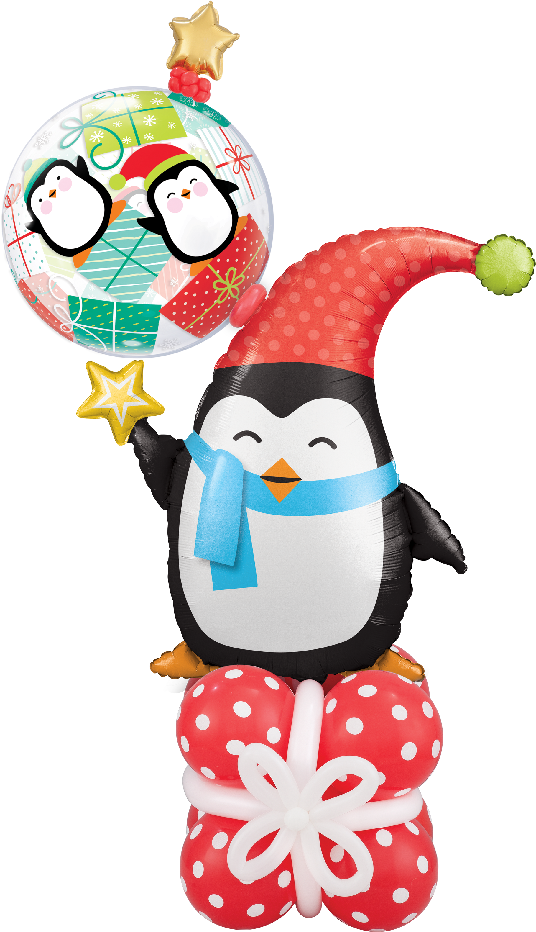 Christmas Balloons - Centrepiece (2400x3200)
