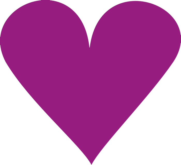Purple Heart Icon (700x639)