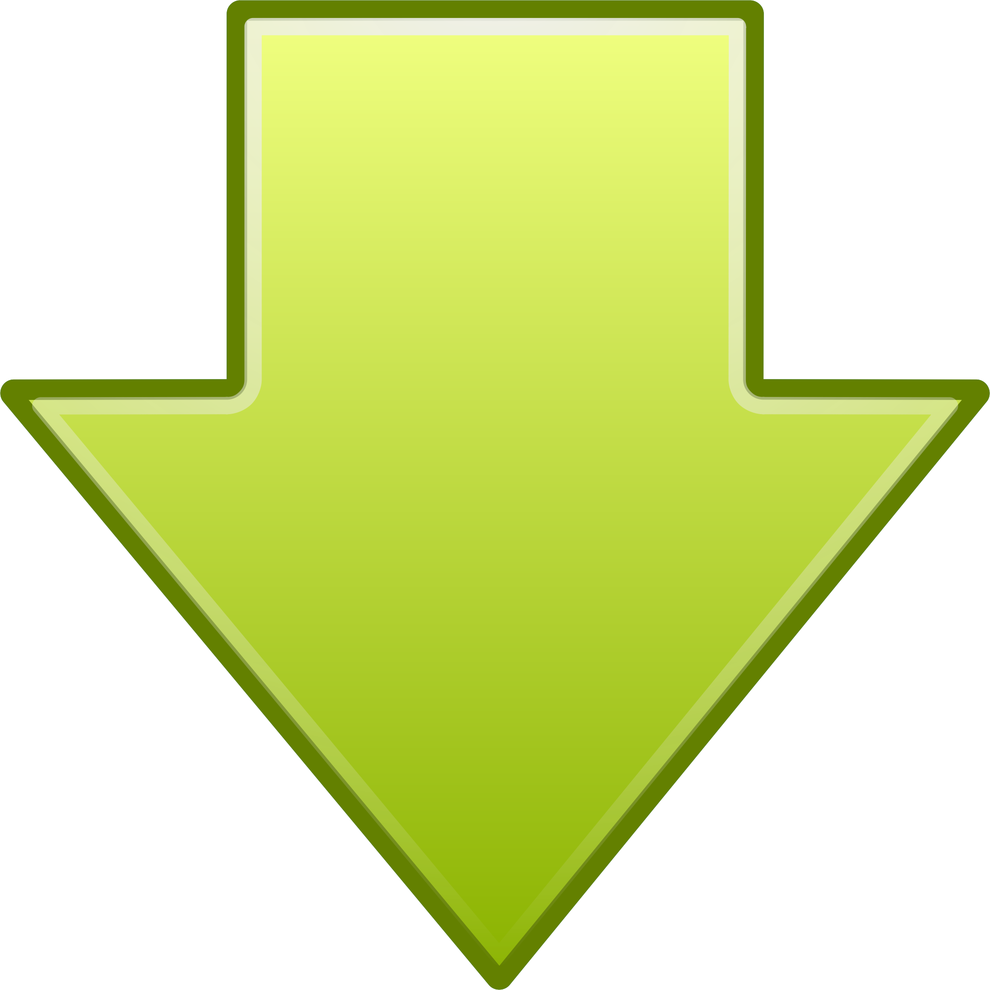 Down Arrow Icon - Down Arrow (2032x2032)